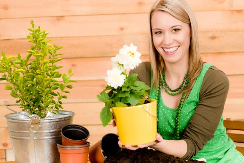 Professional gardeners from Gardening Marylebone at work